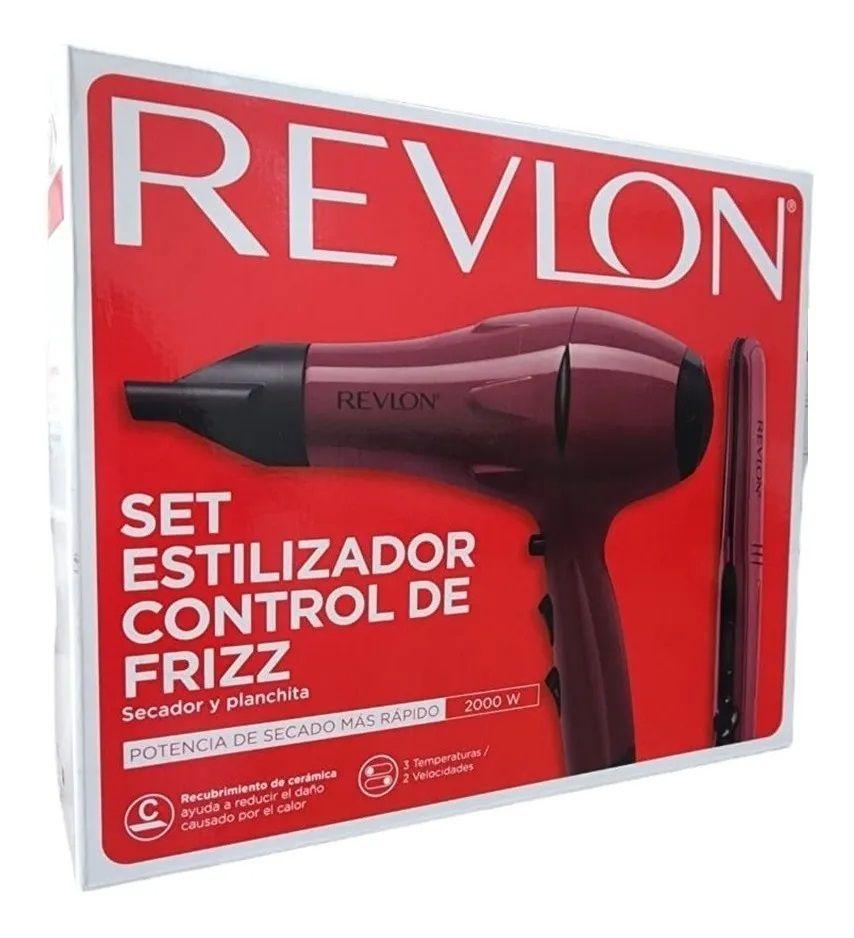Combo Secador Y Plancha De Pelo Revlon Control Frizz-3