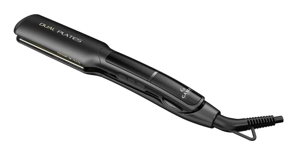 Plancha De Cabello Alisadora Gama X-wide Digital Dual Plates Plateado-3