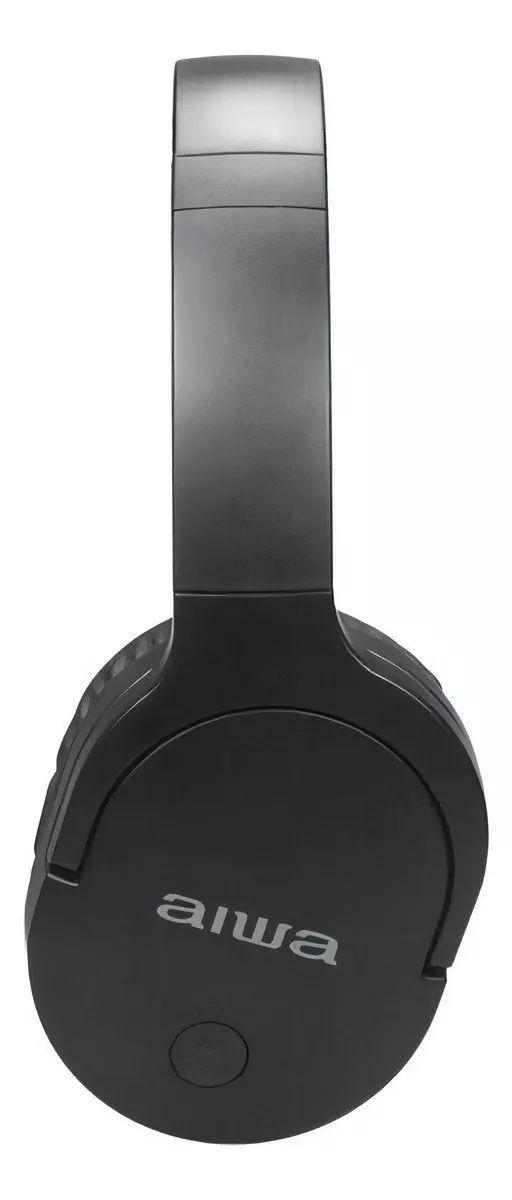 Audífonos Aiwa Aw-k11bk On-ear Bluetooth Negro 18h Microfono-7