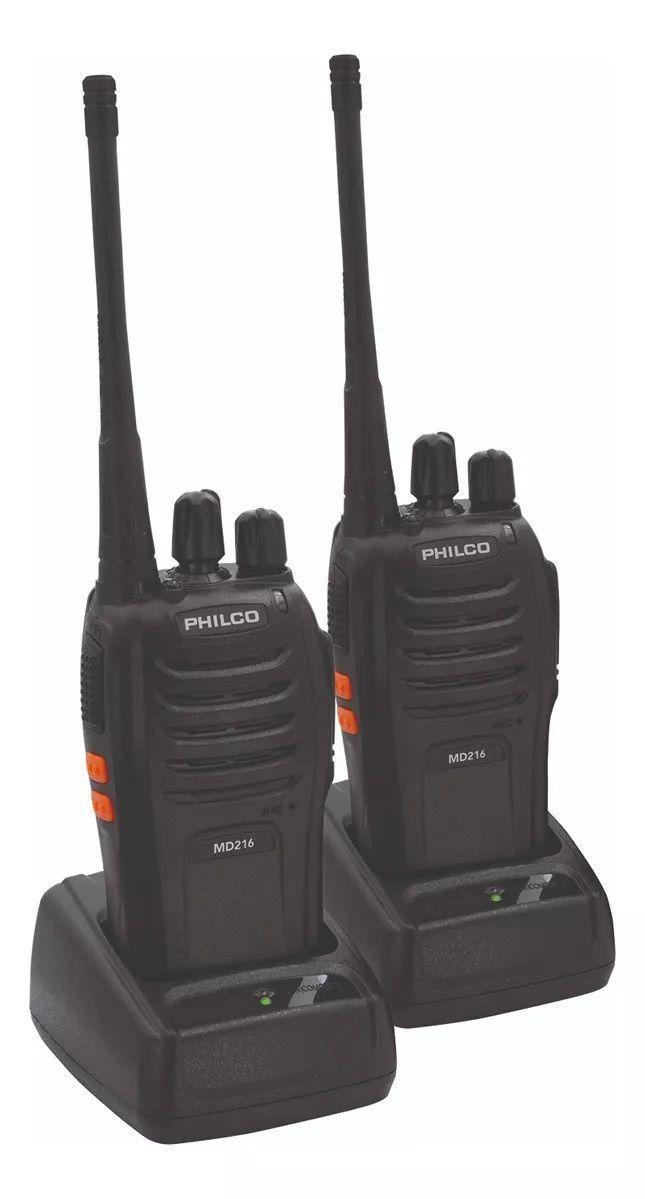 Kit Radio Transmisor Philco Md216 2uni Ideal Para Guardias -3