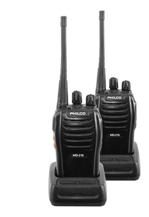 Kit Radio Transmisor Philco Md216 2uni Ideal Para Guardias -4