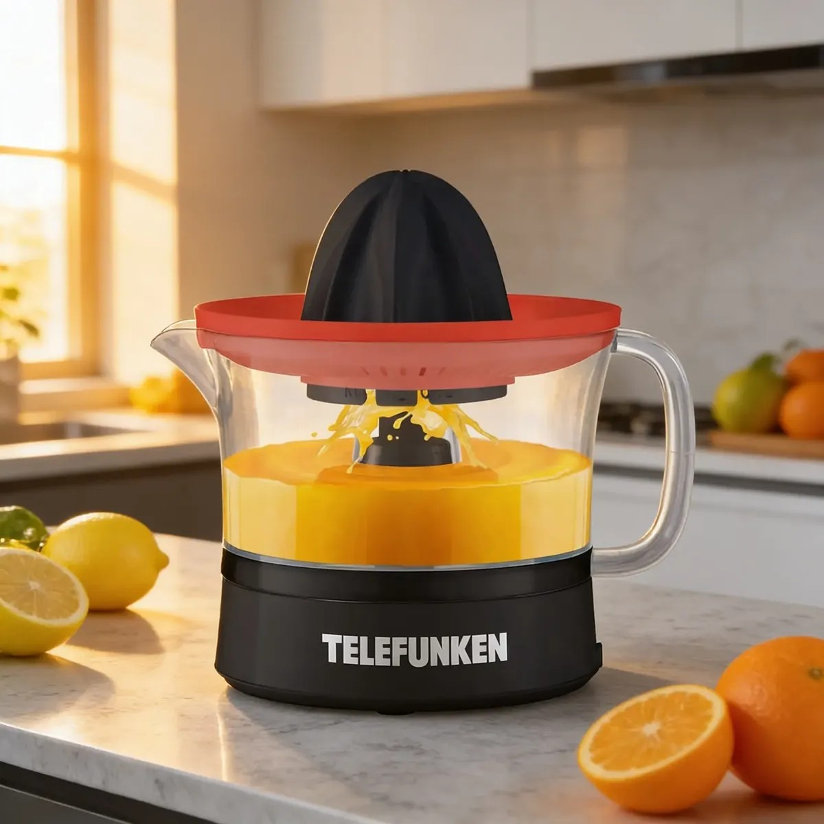 Exprimidor El ctrico Telefunken Con 2 Conos Capacidad 500ml-4