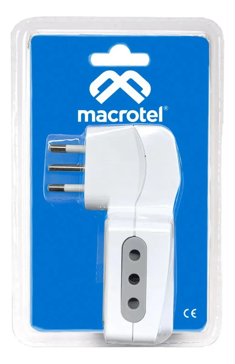 Enchufe Adaptador Triple Macrotel Con Switch Certificado-2