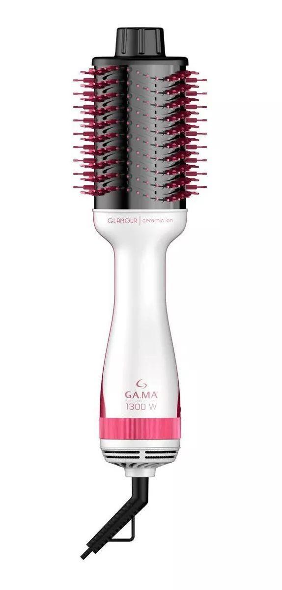 Cepillo Secador Voluminizador Gama Glamour Ceramic Ion Rosa-2