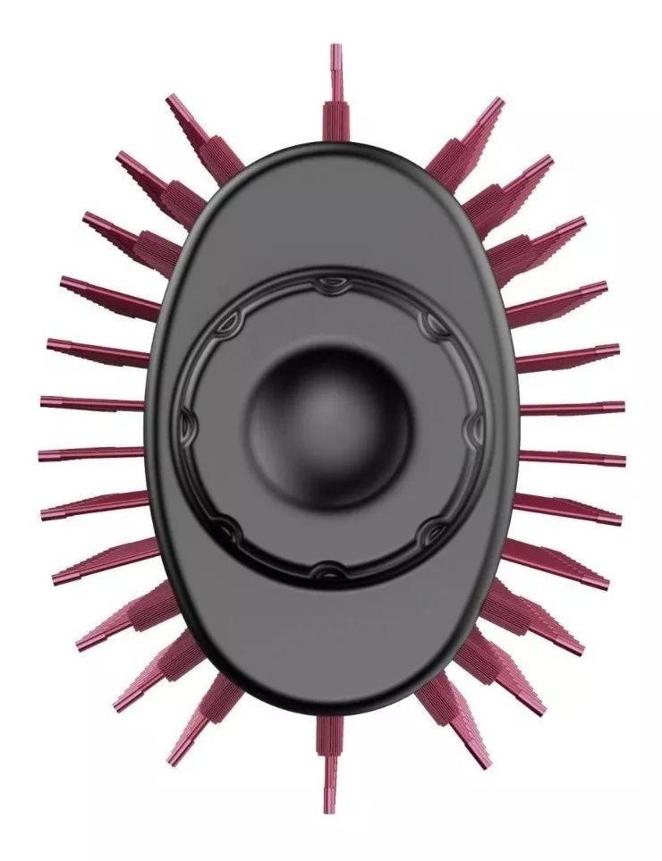 Cepillo Secador Voluminizador Gama Glamour Ceramic Ion Rosa-3