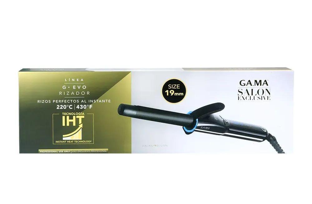 Ondulador Rizador Gama G Evo 19mm Iht Tourmaline Nano Silver Negro-6