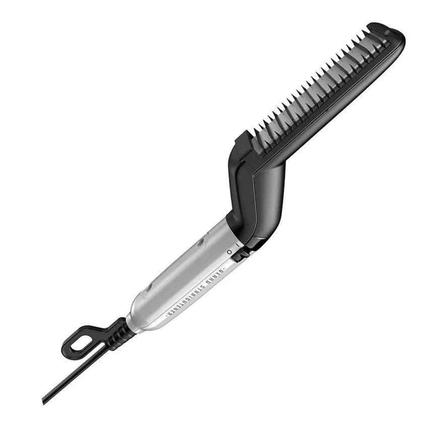 Plancha Alisadora Cepillo De Barba Gama Barber Style Iones-1