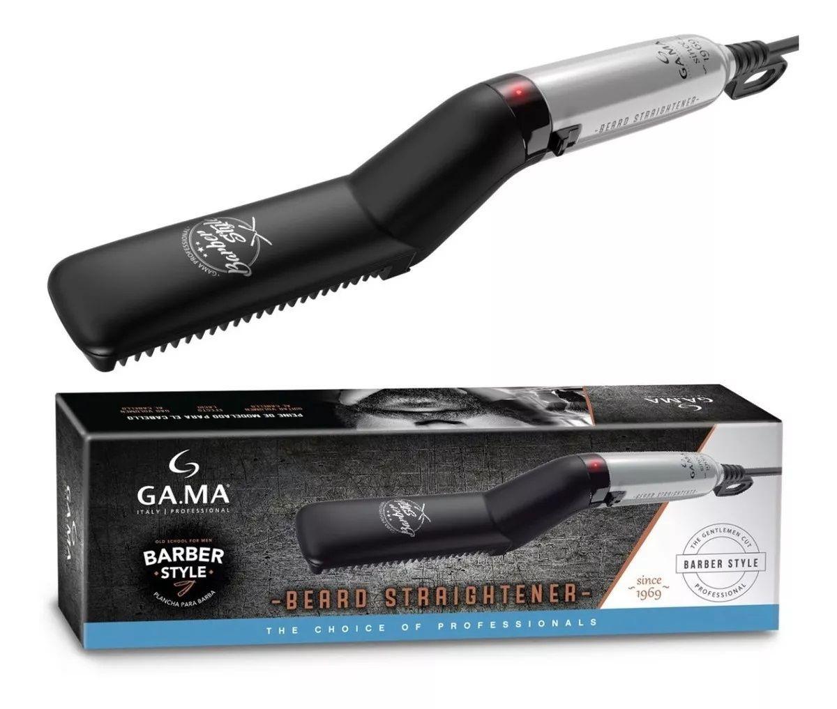Plancha Alisadora Cepillo De Barba Gama Barber Style Iones-5
