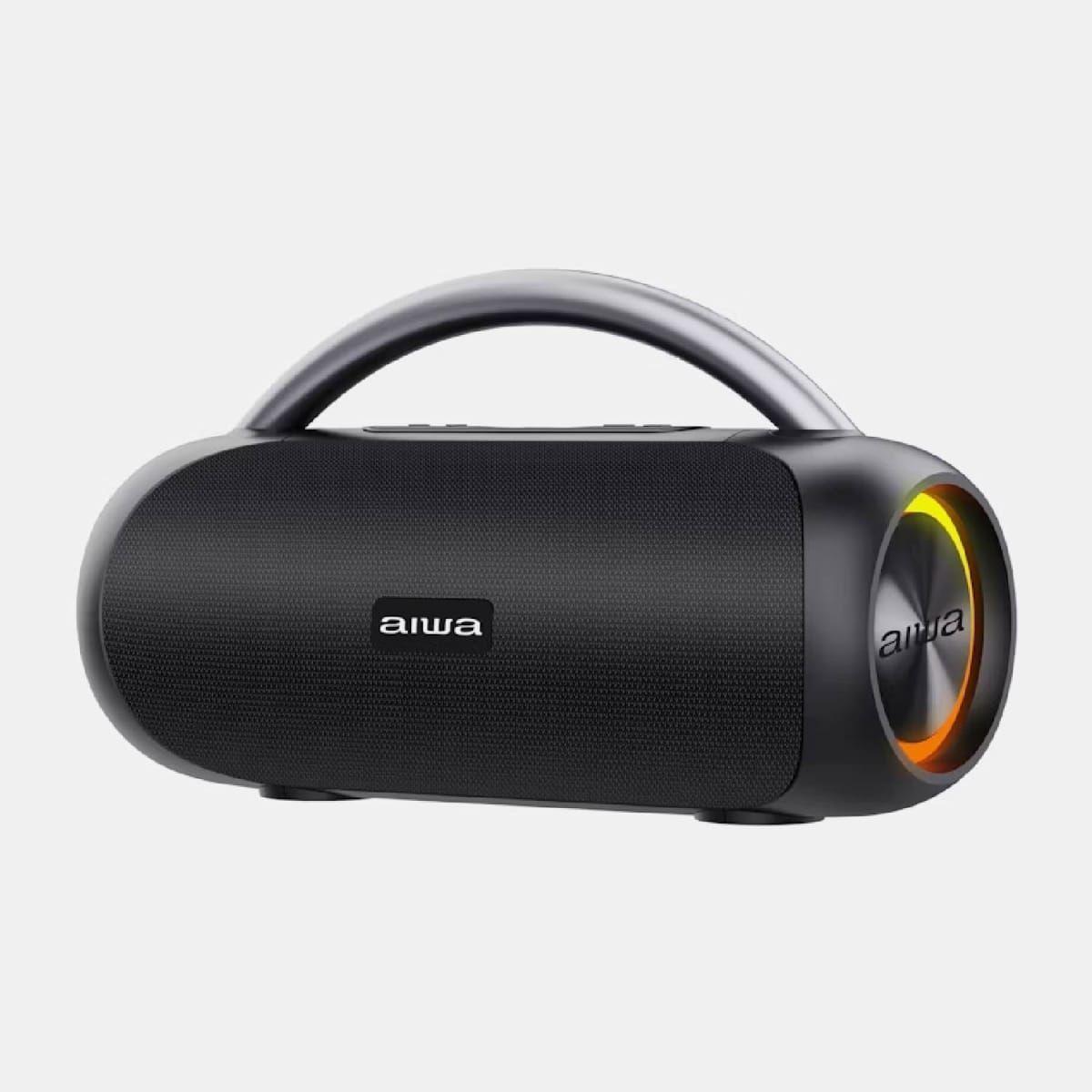 Parlante Aiwa Portátil Bluetooth Waterproof Aws10btb 20w Rms-0