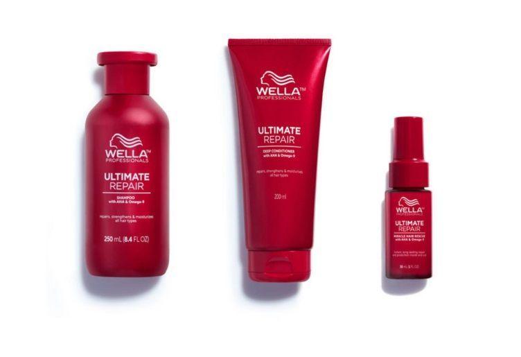 Combo Shampoo acondicionador aceite Wella Ultimate Repair-0