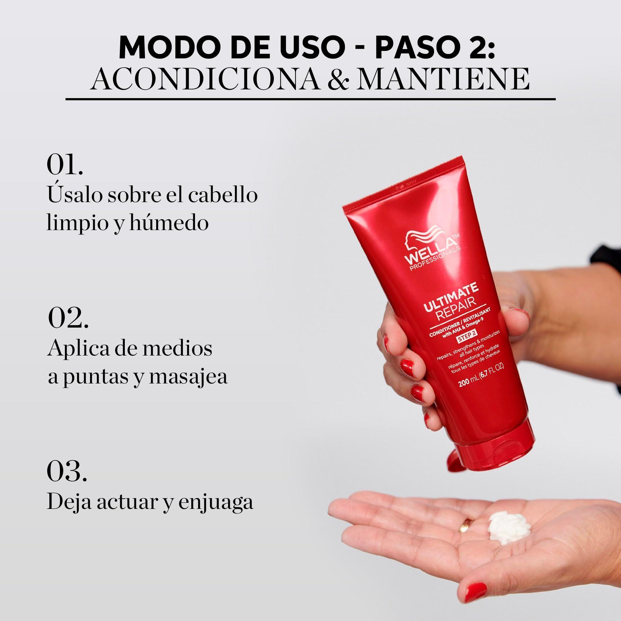 Combo Shampoo acondicionador aceite Wella Ultimate Repair-1
