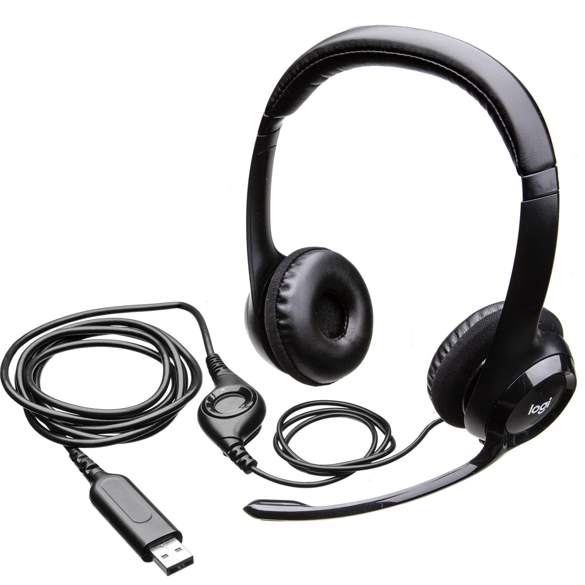 Audifonos Usb Con Supresion De Ruido Logitech H390-2