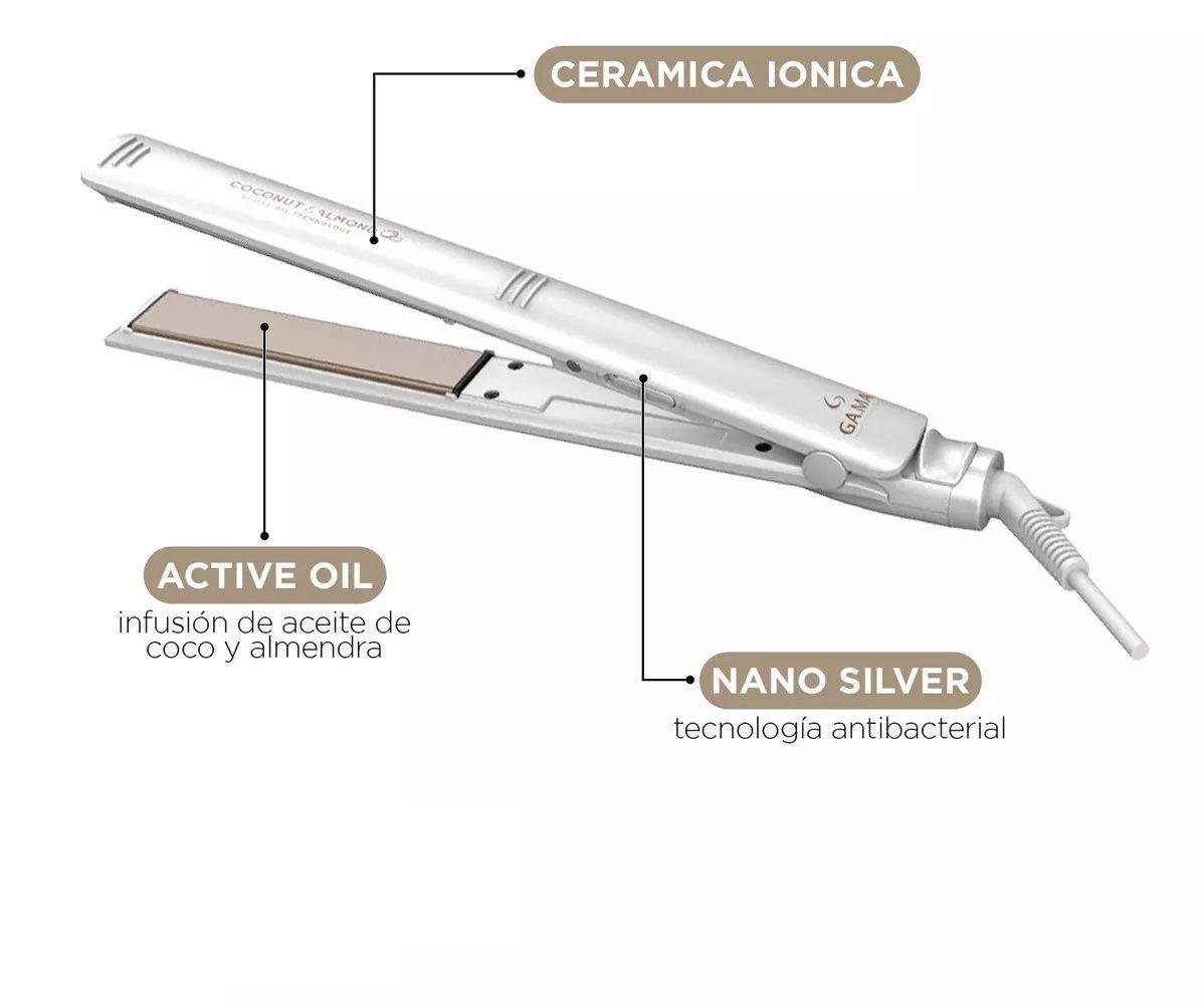 Combo Secador + Plancha Ga.ma Coco & Almond Oil Technology-2