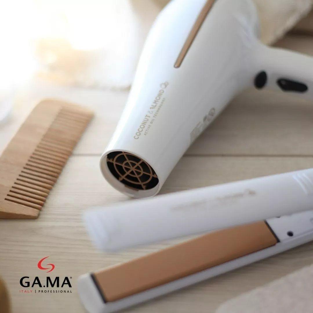 Combo Secador + Plancha Ga.ma Coco & Almond Oil Technology-5
