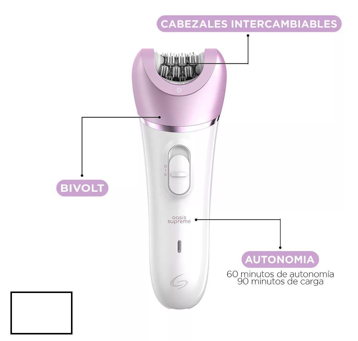 Depiladora Gama Oasis Supreme Usb Uso En Seco Y Húmedo es USB no requiere SEC-2