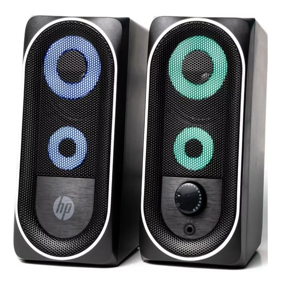 Parlantes Multimedia Para Pc Hp Dhe-6001 Stereo Jack 3,5mm-4