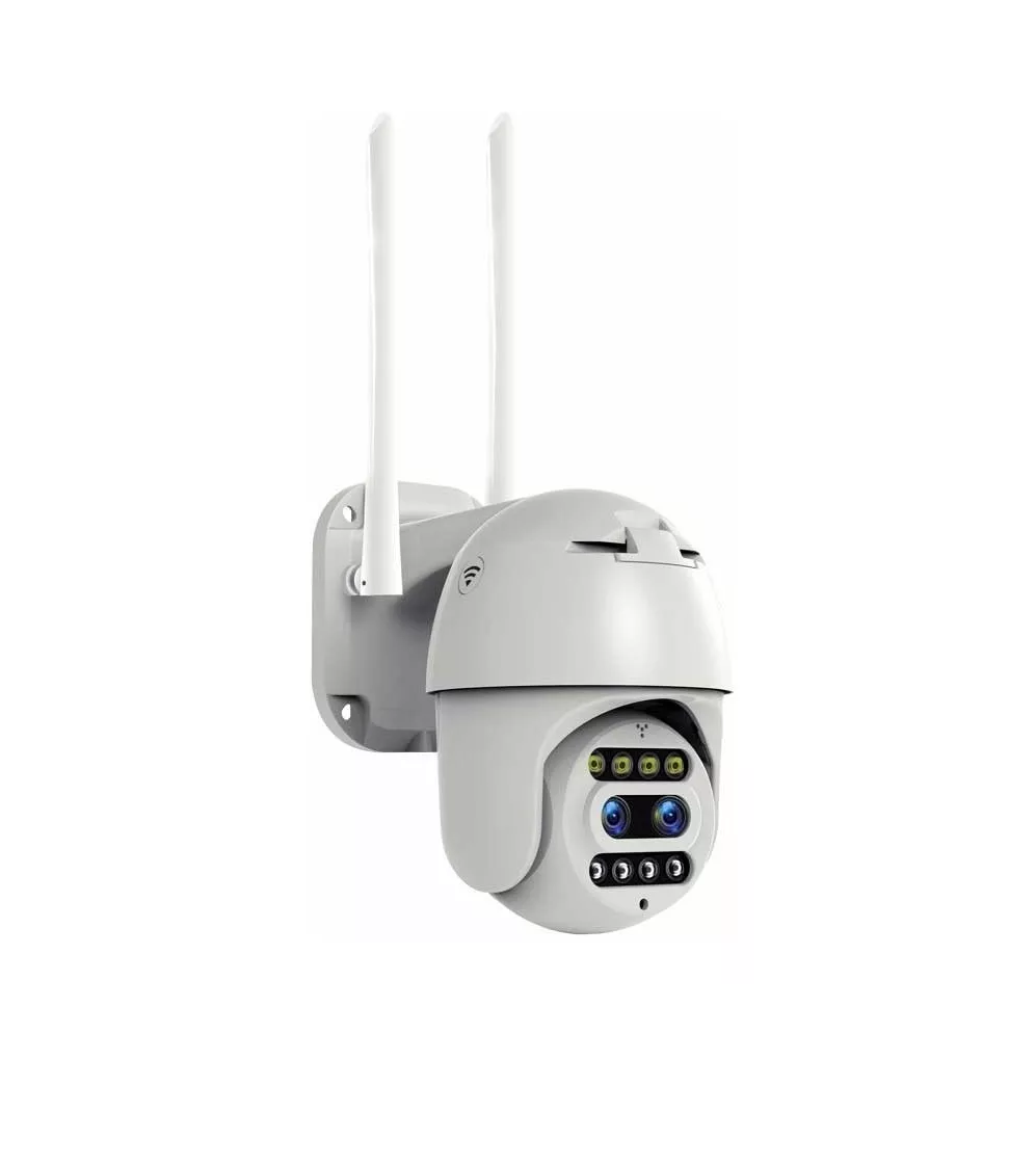 Cámara De Seguridad Exterior Fhd 4mp Doble Lente Zoom 10x-0