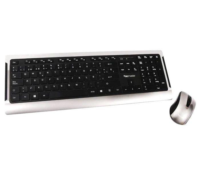 Kit Teclado Y Mouse Inalambrico Español Tecmaster TM-CMT-LD100-2