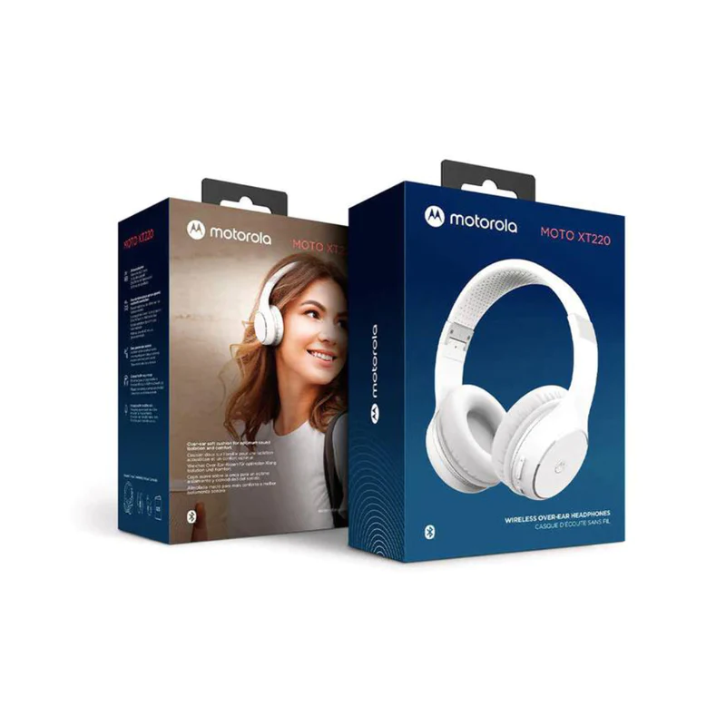 Audífonos Inalámbricos Motorola Moto Xt220 Bluetooth Blanco-3