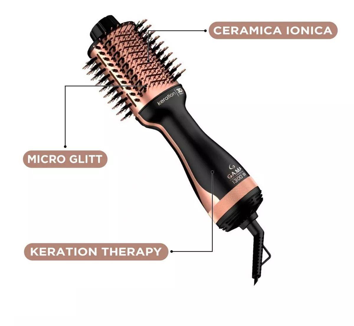 Cepillo Secador Modelador Y Voluminizador Gama Keration 3d-2