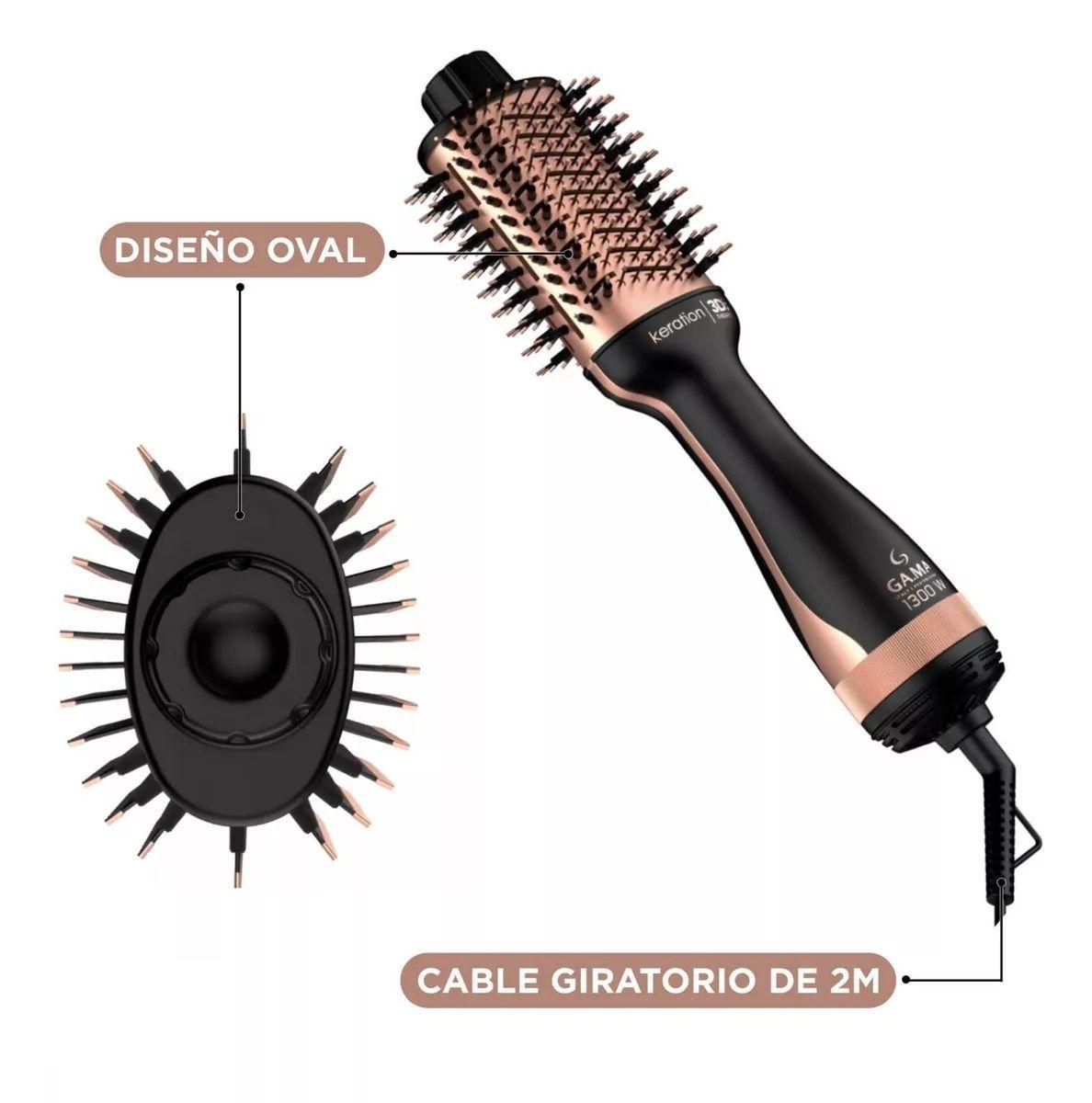 Cepillo Secador Modelador Y Voluminizador Gama Keration 3d-3