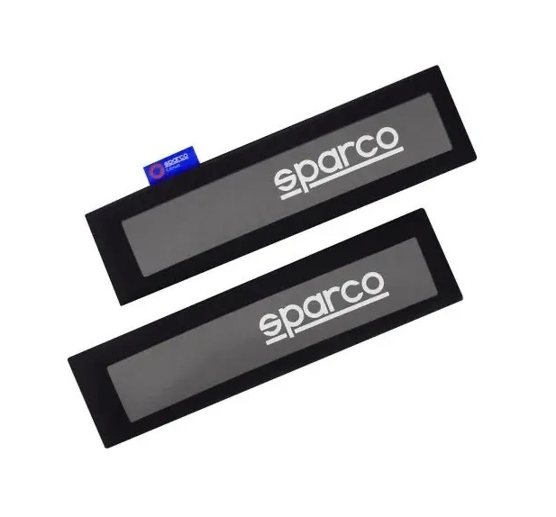 Set De Cubre Volante + Funda Cinturon Sparco Universal 38cm Negro-3