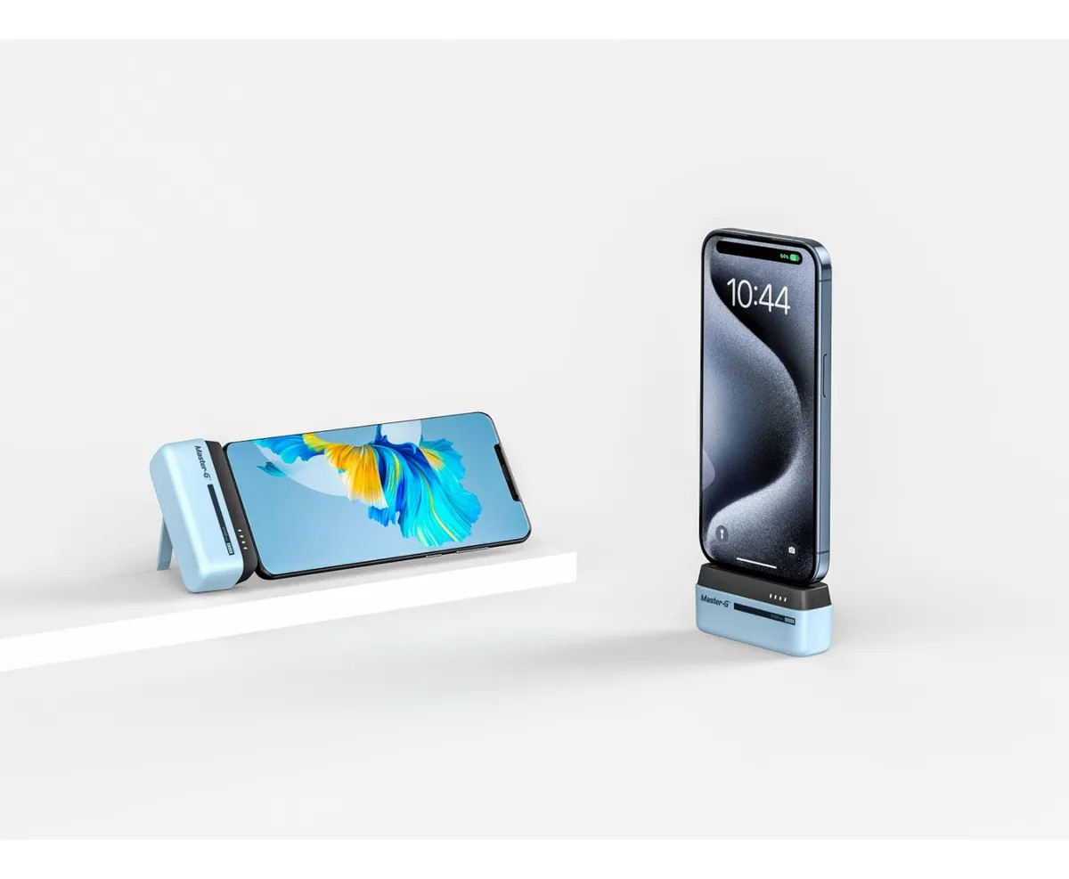Powerbank 5000mah 20w Usb-c Compatible iphone tipo C o Android Celeste-2