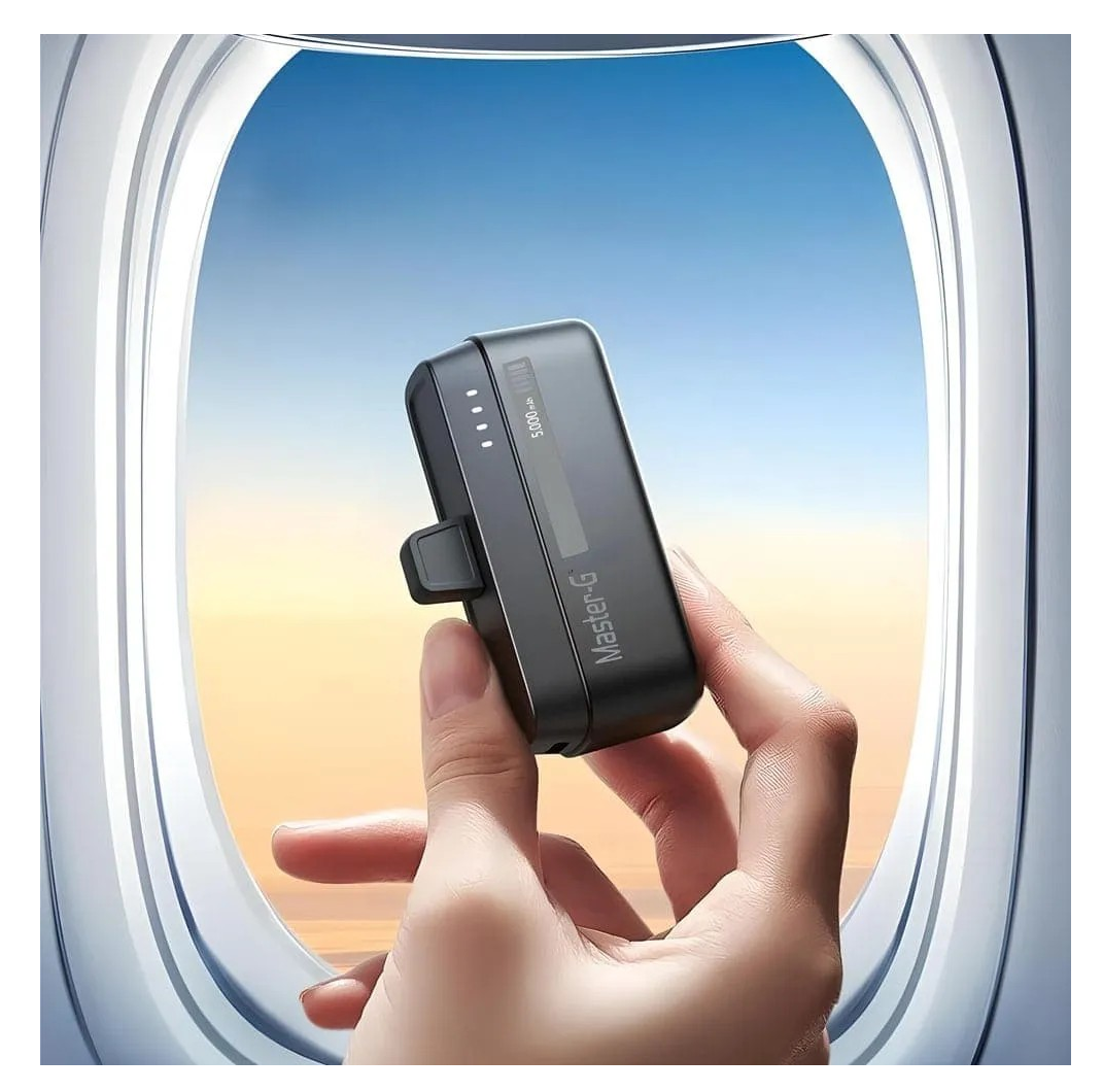 Powerbank 5000mah 20w Usb-c Compatible iphone tipo C o Android Celeste-4