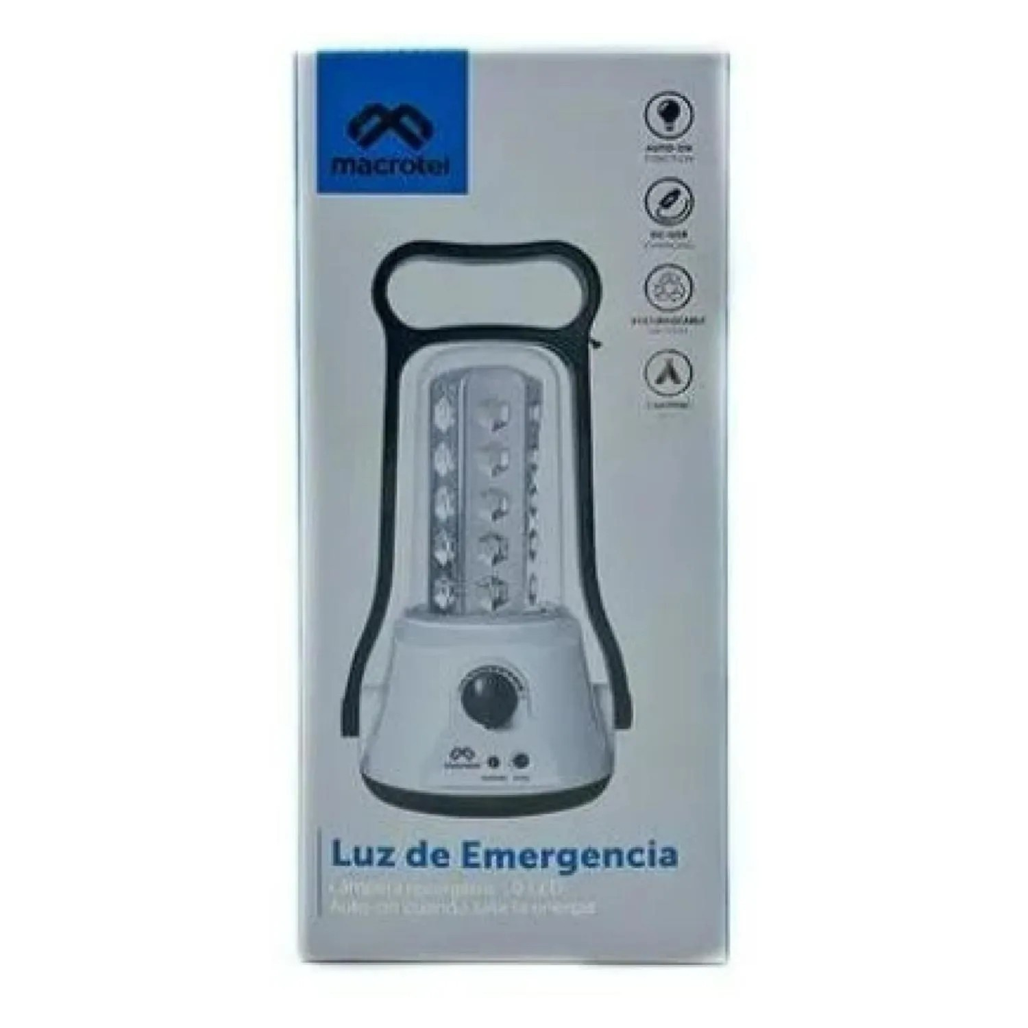 Luz De Emergencia / Camping Recargable 35 Led Macrotel-4
