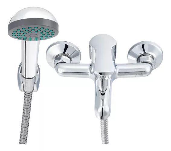 Monomando Llave Grifo Para Ducha Modelo Alabama Pmb Color Cromo-1