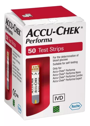 Tiras Cintas Accucheck Performa 50 Unidades-0