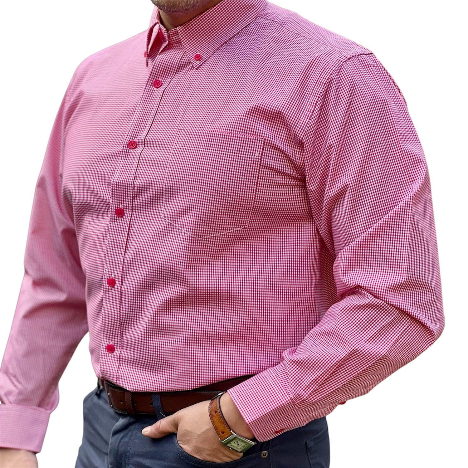 Camisa cuadrillé casual Adulto-2