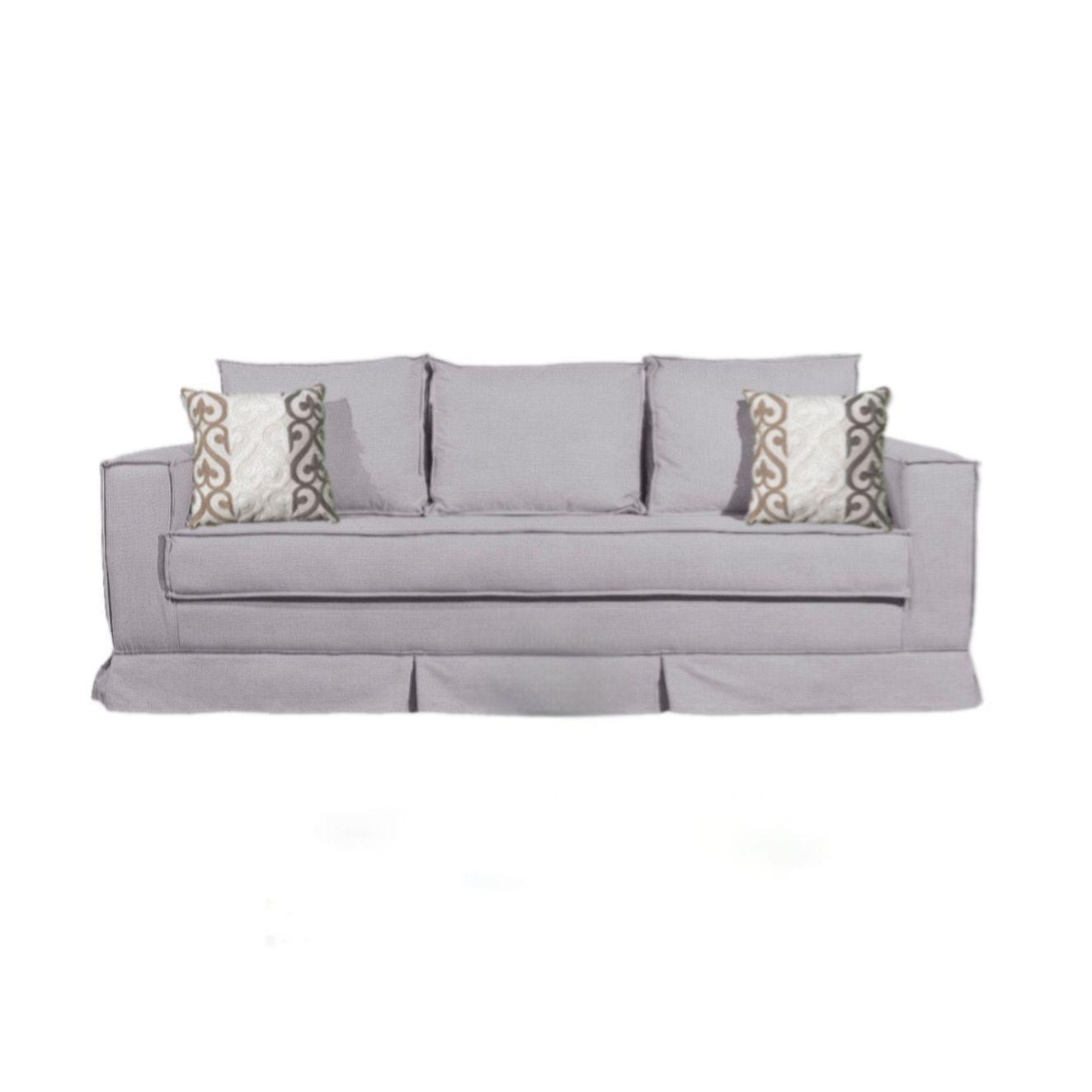 Sofa premium resortes color gris modelo Milano-0