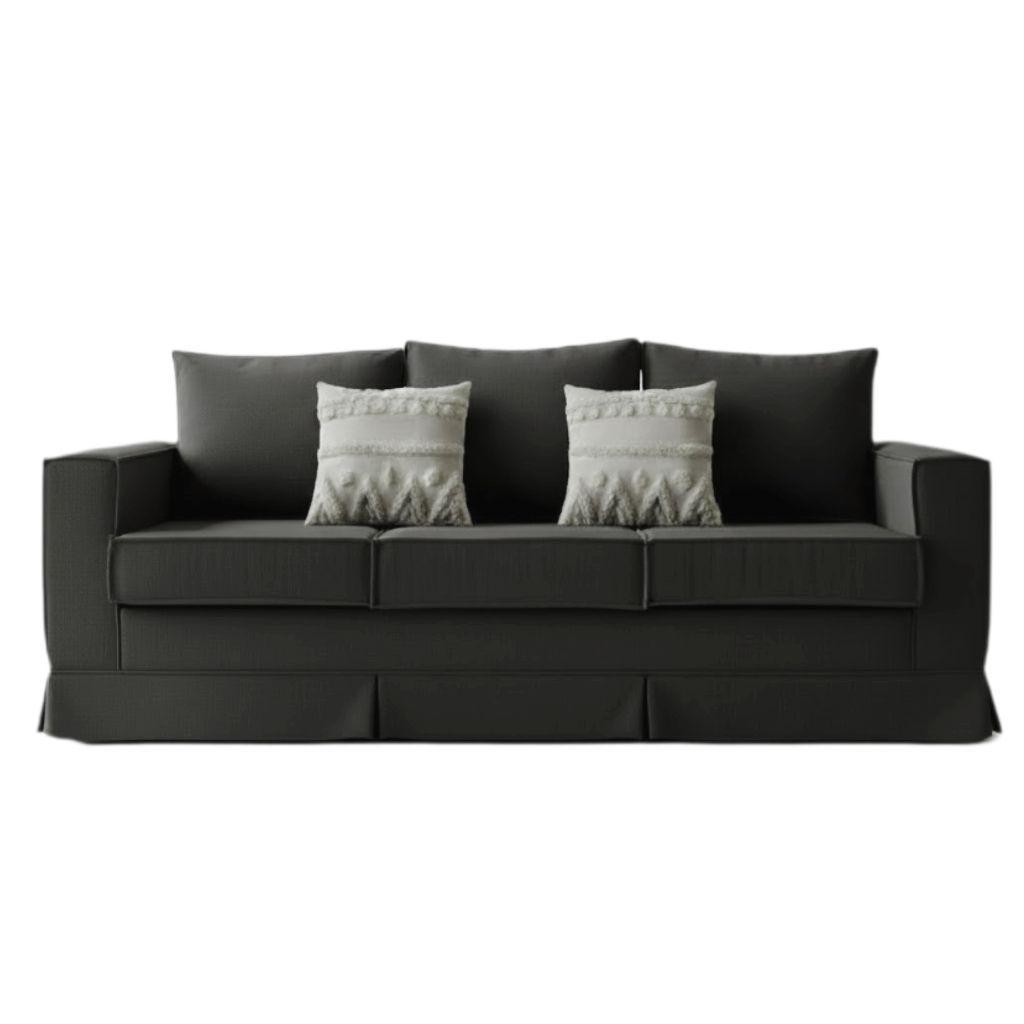 Sofa Pompeya resortes grafito -0