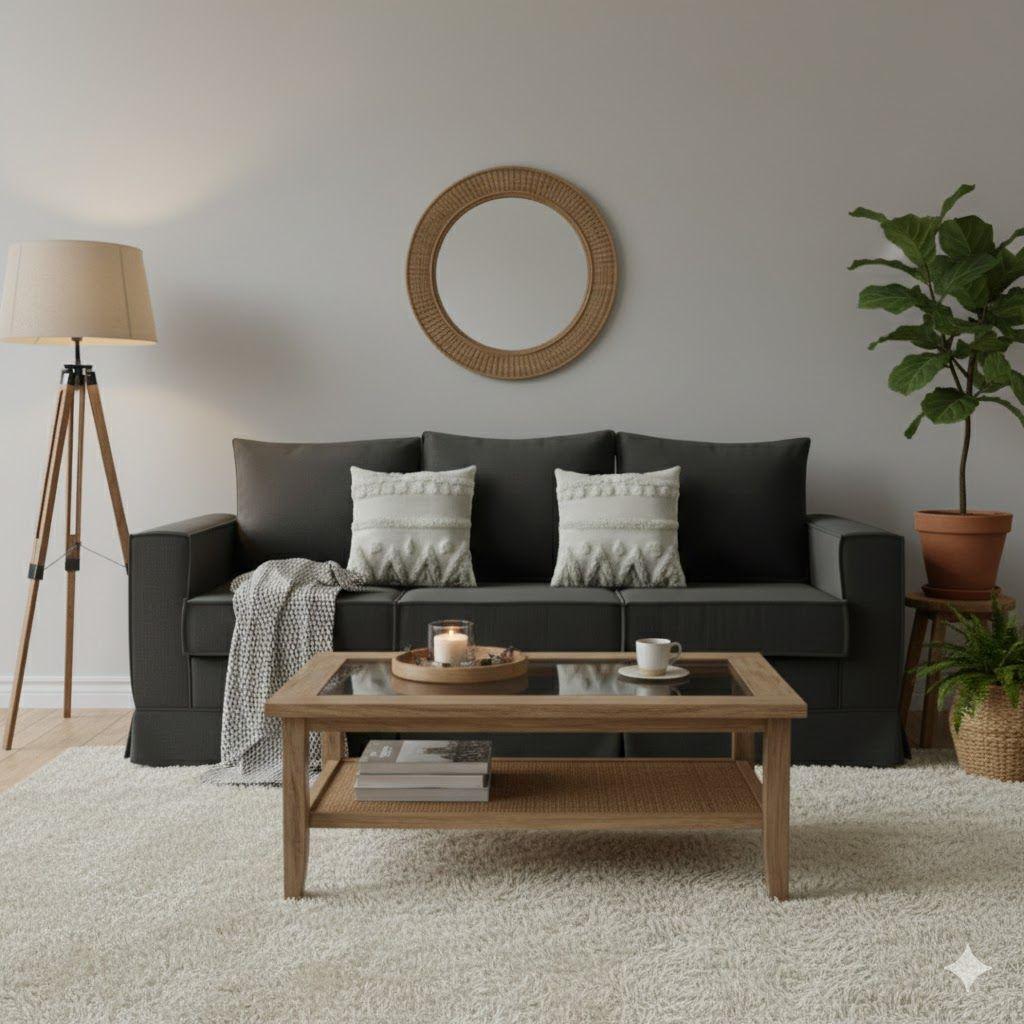 Sofa Pompeya resortes grafito -1