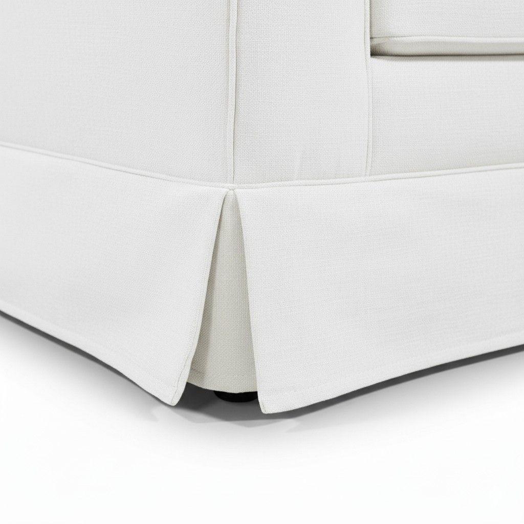 Sofa Pompeya resortes blanco -2