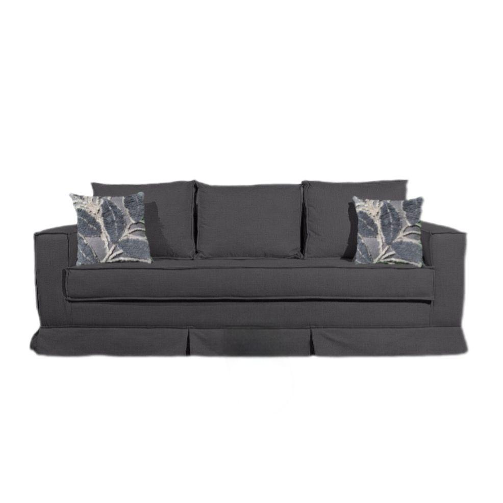 Sofá 3 cuerpos Siena marengo con resortes pocket spring usa-0
