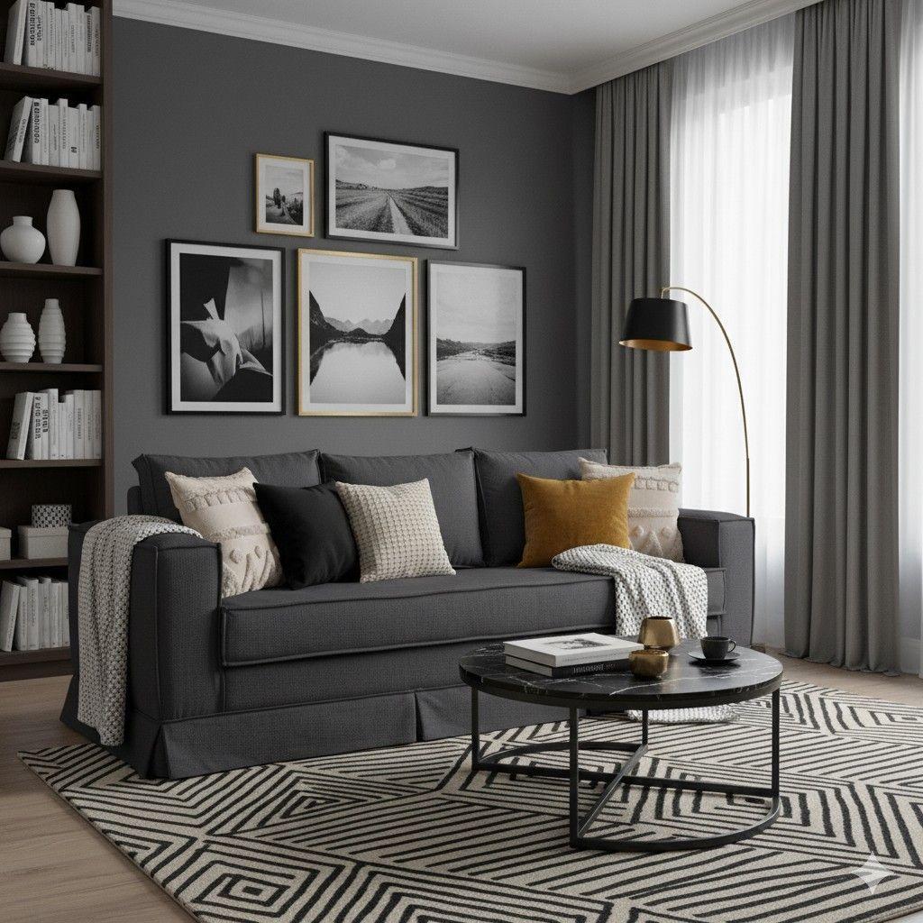 Sofá 3 cuerpos Siena marengo con resortes pocket spring usa-3