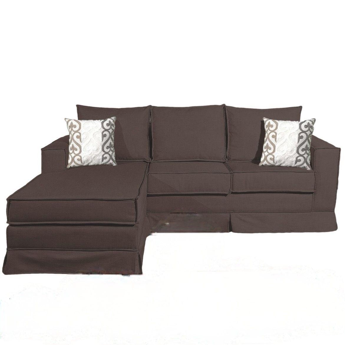Sofa seccional resortes inter Milano café-0