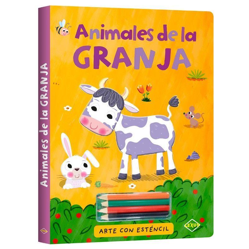 Animales de la Granja con Lapices de Colores -0