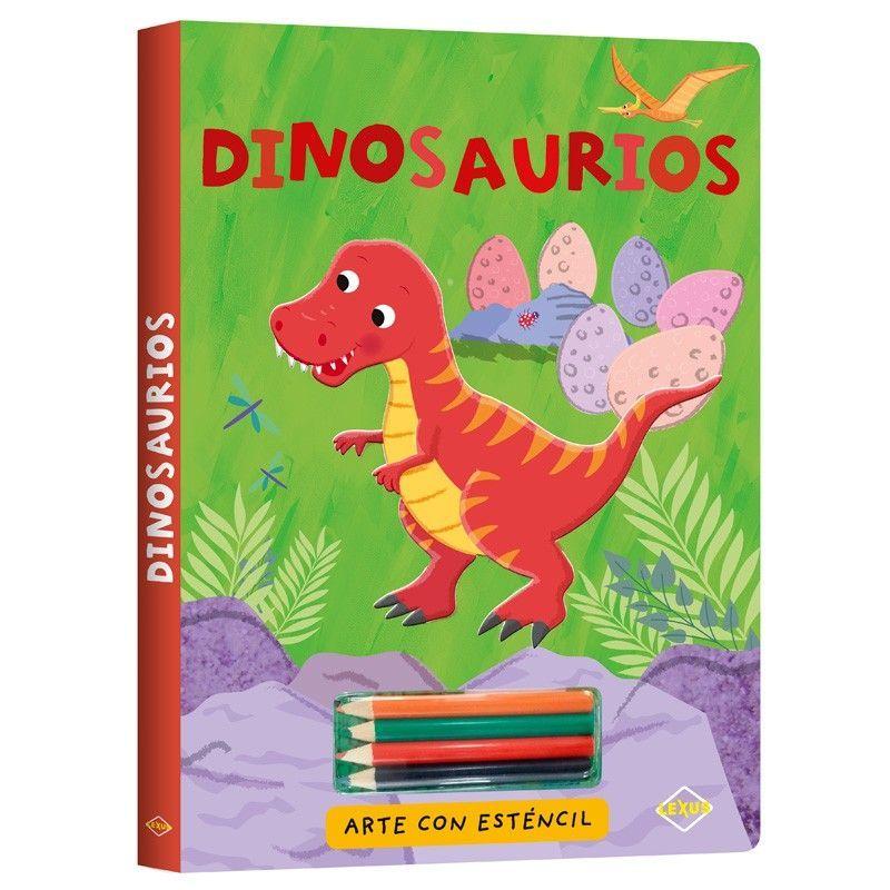Dinosaurios con Lapices de Colores -0