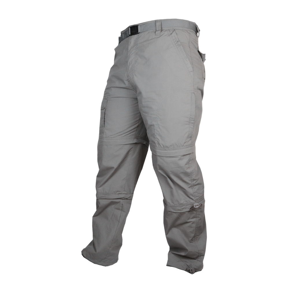 PANTALON OUTDOOR DESMONTABLE SECADO RAPIDO GRIS OSCURO-2