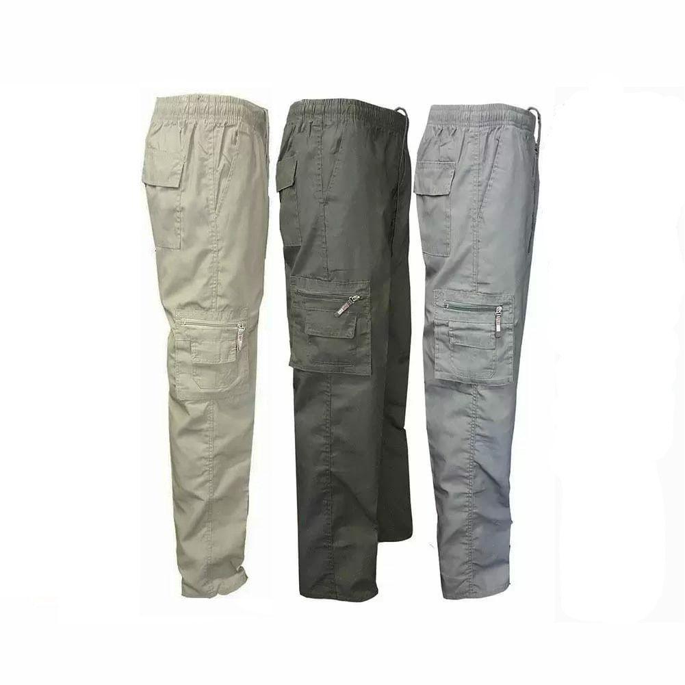 PANTALON CARGO LIVIANO TELA GABARDINA VERANO-1