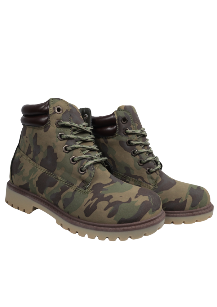 BOTINES CASUALES PARA MUJER CAMUFLAJE-4