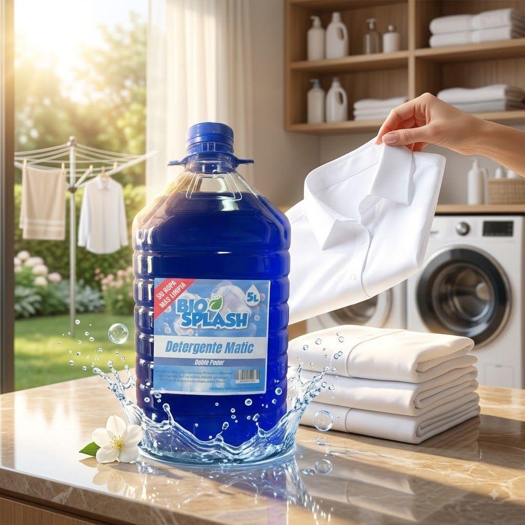Detergente Liquido BiosPlash Matic 5 litros Pack 4 Unidades-3