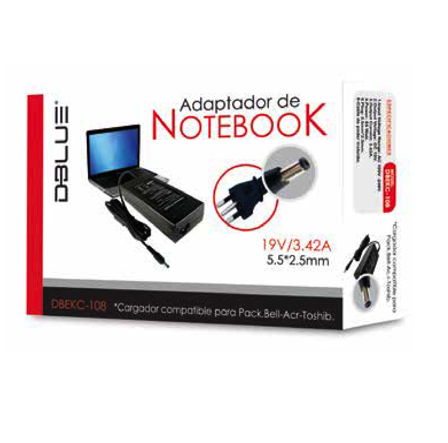 Cargador De Notebook Compatible Hacer/Toshiba/Packard Bell-1