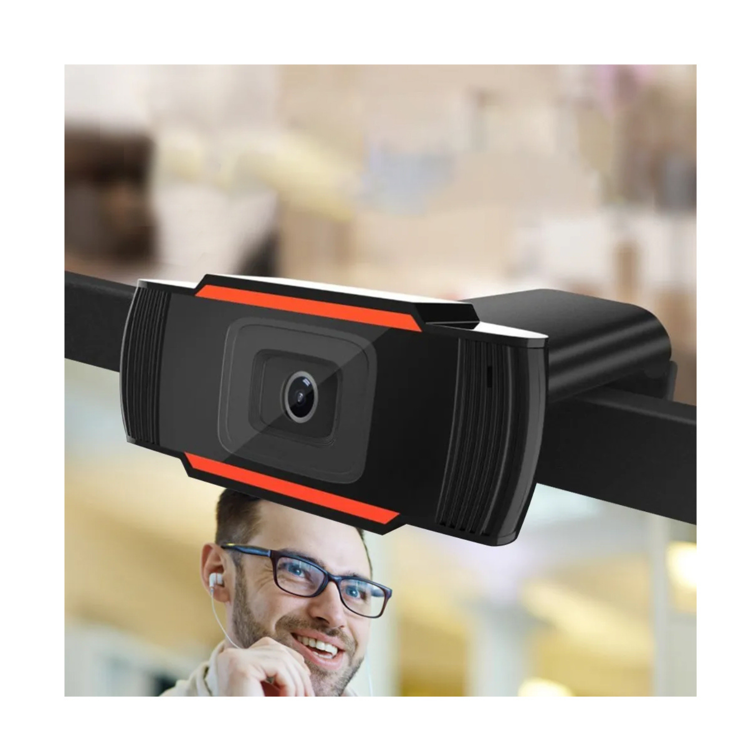 Webcam Full Hd 1080p Con Microfono-4