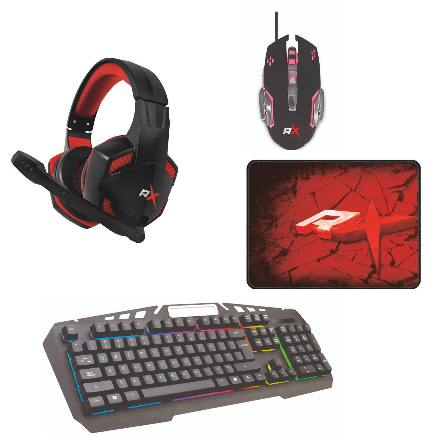 Kit Audifonos Gamer Mouse y Teclado-0