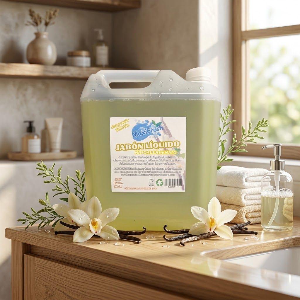 Jabon Liquido Maxifresh Hipoalergenico Con Glicerina 5 Litros 2 Unidades-2
