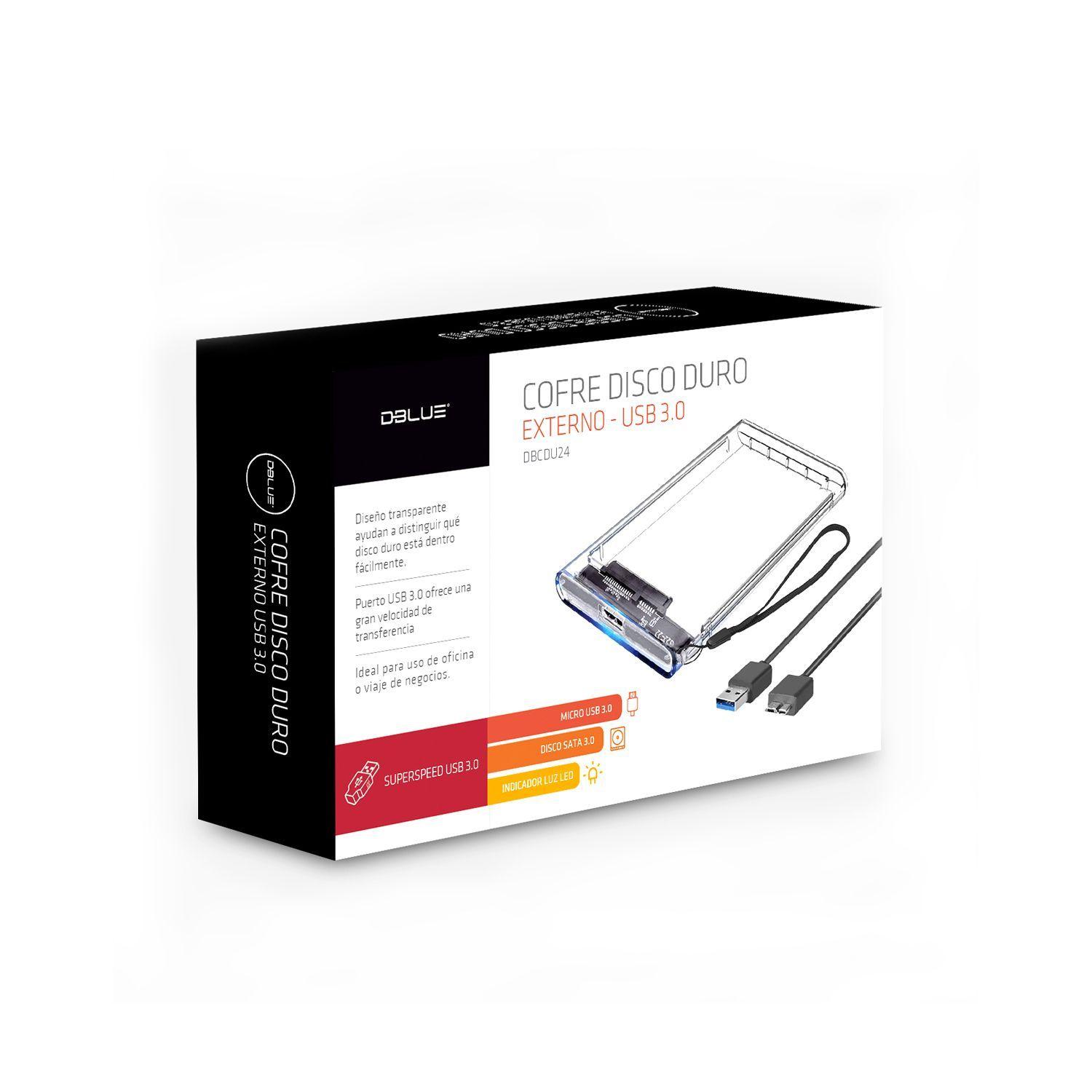 Cofre Para Disco Duro Sata 2.5 Usb 3.0-3